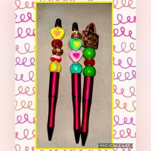 Gucci Style DIY Ink Pens Set of Three